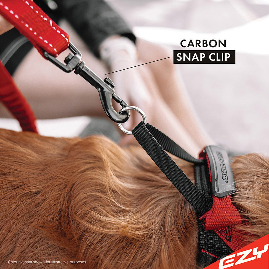 EzyDog ZeroShock Dog Lead – Black 120cm Shock-Absorbing Leash