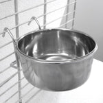Pets at Home Hook On Bowl – Large Stainless Steel Feeding Dish